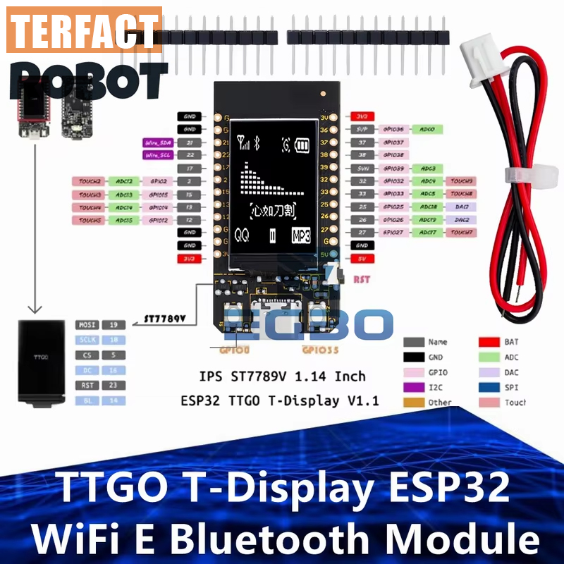 Ttgo Tdisplay - TTGO T-Display ESP32 WiFi and Bluetooth