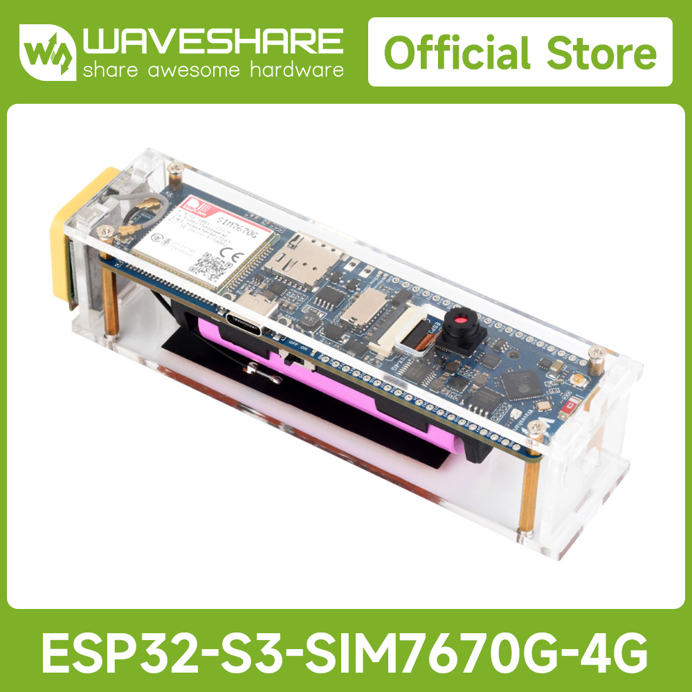 Lolin S3 - Waveshare ESP32-S3 SIM7670G 4G Development Board,