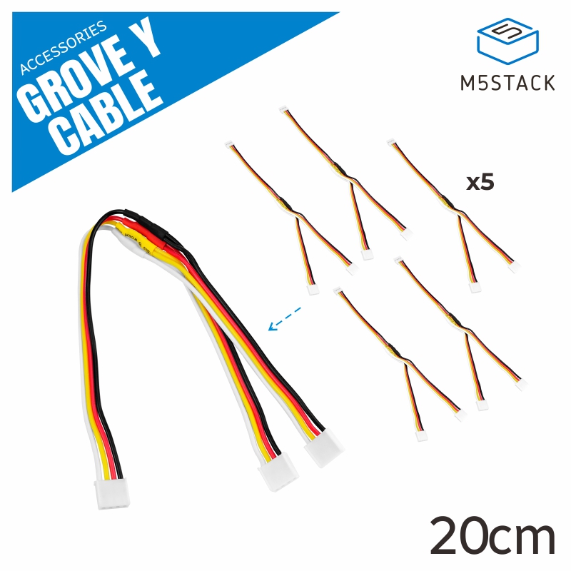 M5Stack Core2 - M5Stack Official Grove Y Cable 20cm