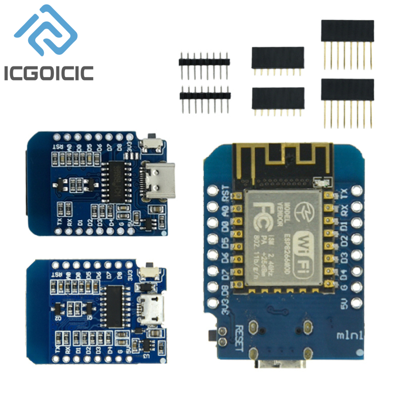 Wemos D1 - D1 Mini-Mini NodeMcu 4M Bytes Lua