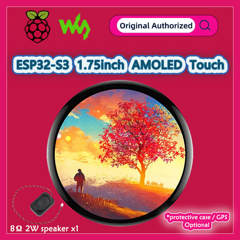 Waveshare ESP32-S3 1.75inch AM - Lolin S3 ulasan dan harga