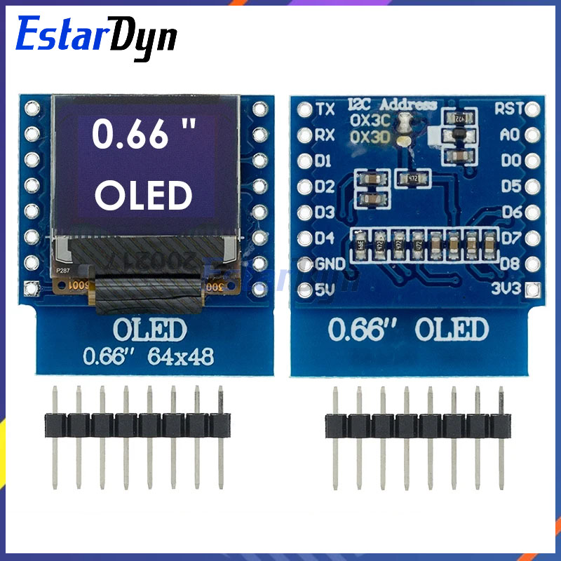 0.66 inch OLED LED LCD Dispaly - Wemos D1 ulasan dan harga