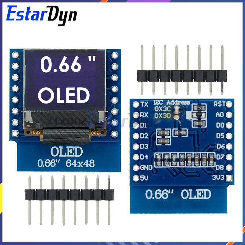 0.66 inch OLED LED LCD Dispaly - Wemos D1 ulasan dan harga