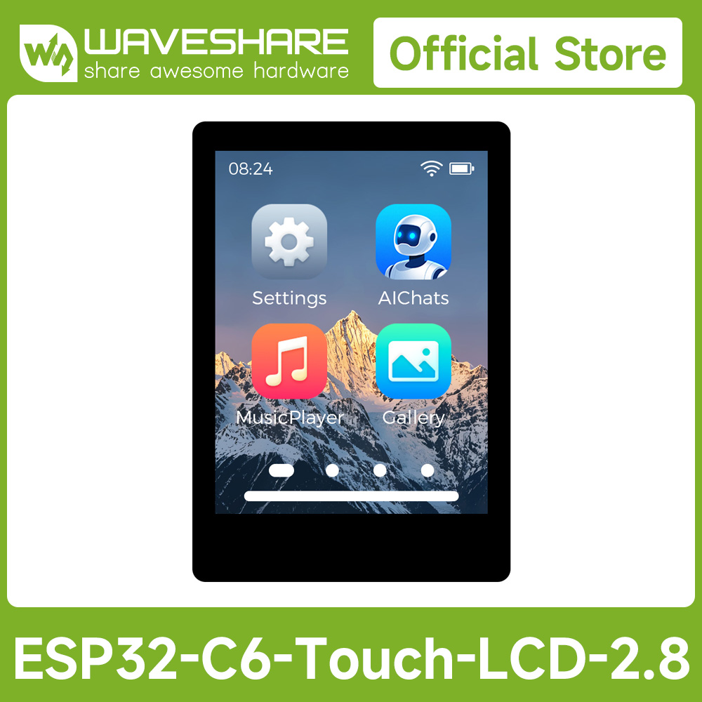 Waveshare ESP32-C6 2.8inch IPS - Waveshare Esp32 ulasan dan harga
