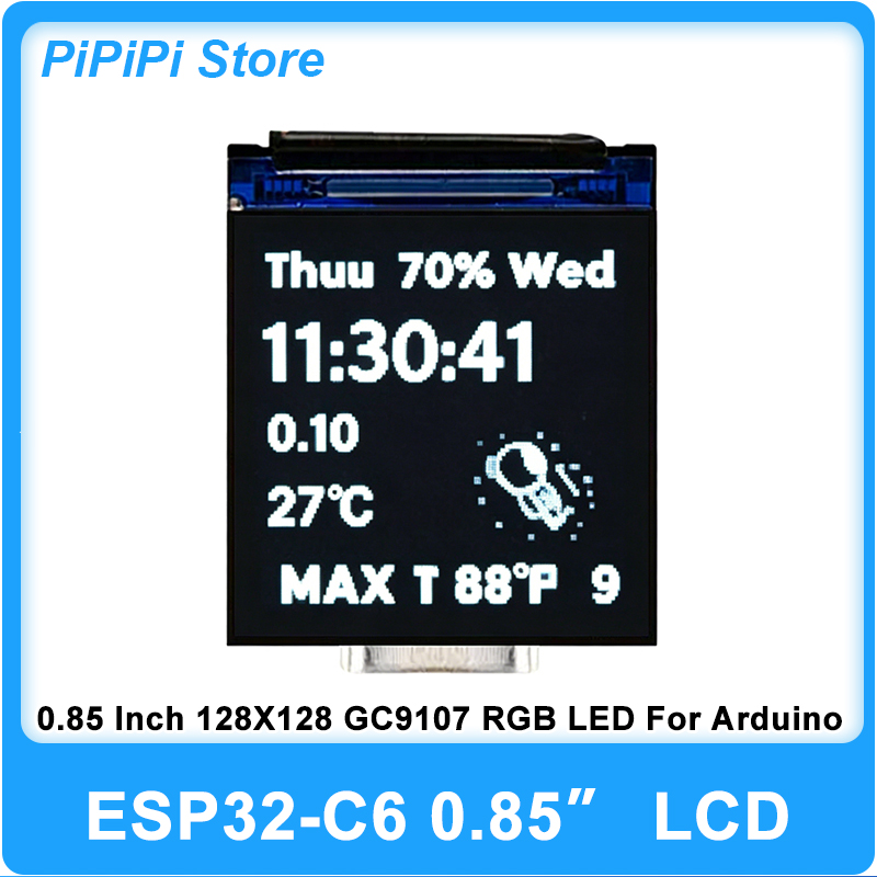 ESP32 C6 0.85 Inch 128X128 IPS - Doit Esp32 ulasan dan harga