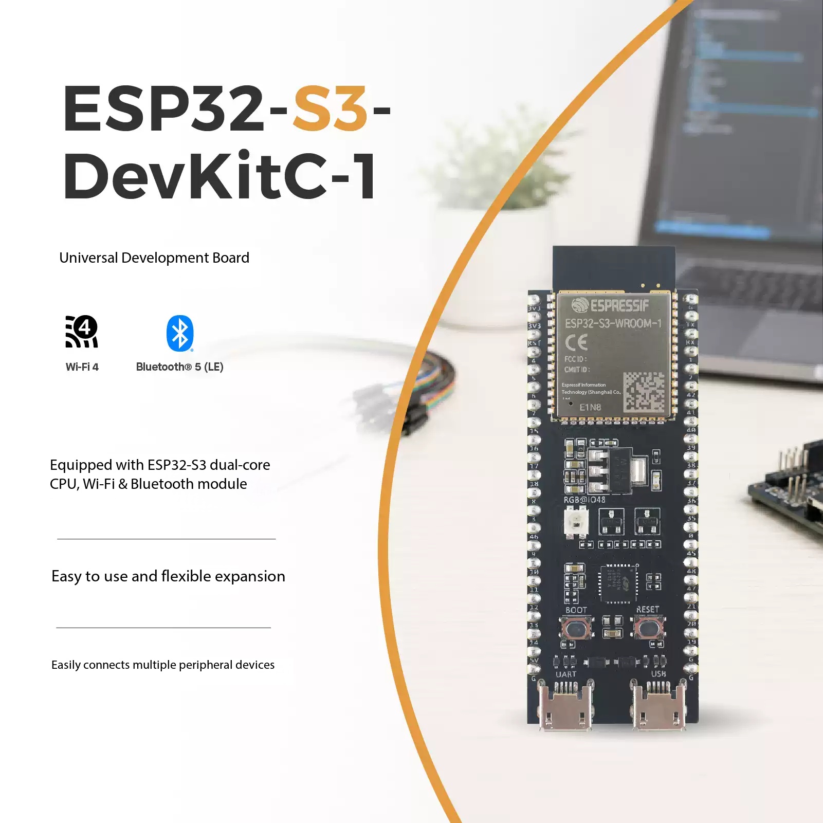Espressif ESP32-S3-DevKitC-1 D - Esp32 S3 Devkitc 1 ulasan dan harga
