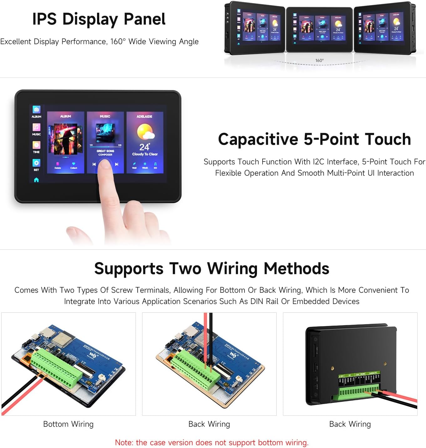 Waveshare ESP32-S3 4.3inch IPS - Lolin S3 ulasan dan harga