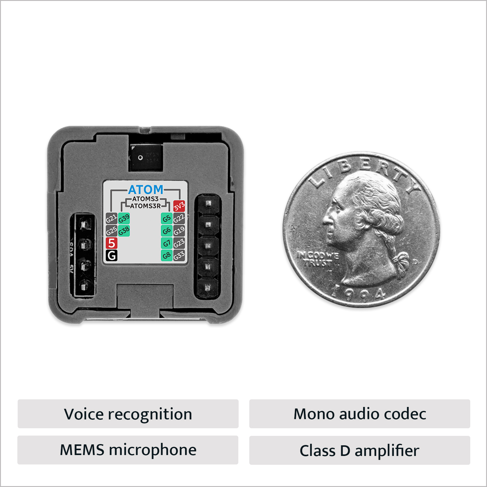 M5Stack Official Atomic Voice  - M5Stack ulasan dan harga