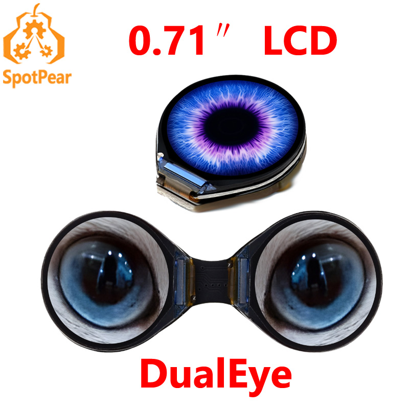 Waveshare 0.71inch Double Eye  - Waveshare Esp32 ulasan dan harga