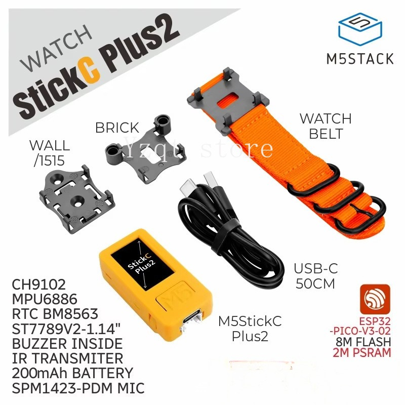 M5StickC-Plus2 Watch Accessori - M5Stickc ulasan dan harga