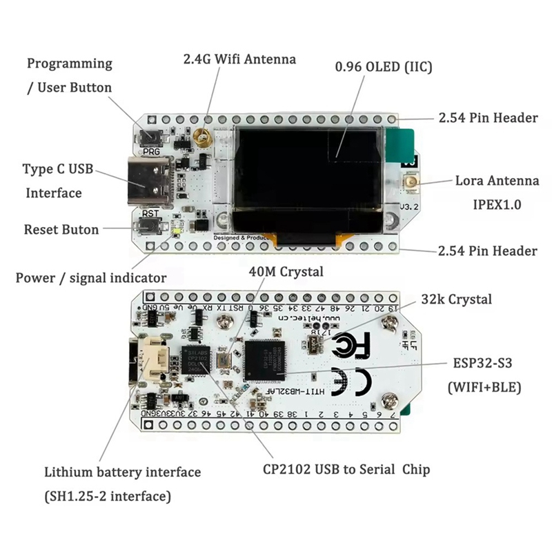 Heltec LoRa32 V3 863-928MHZ ES - Doit Esp32 ulasan dan harga