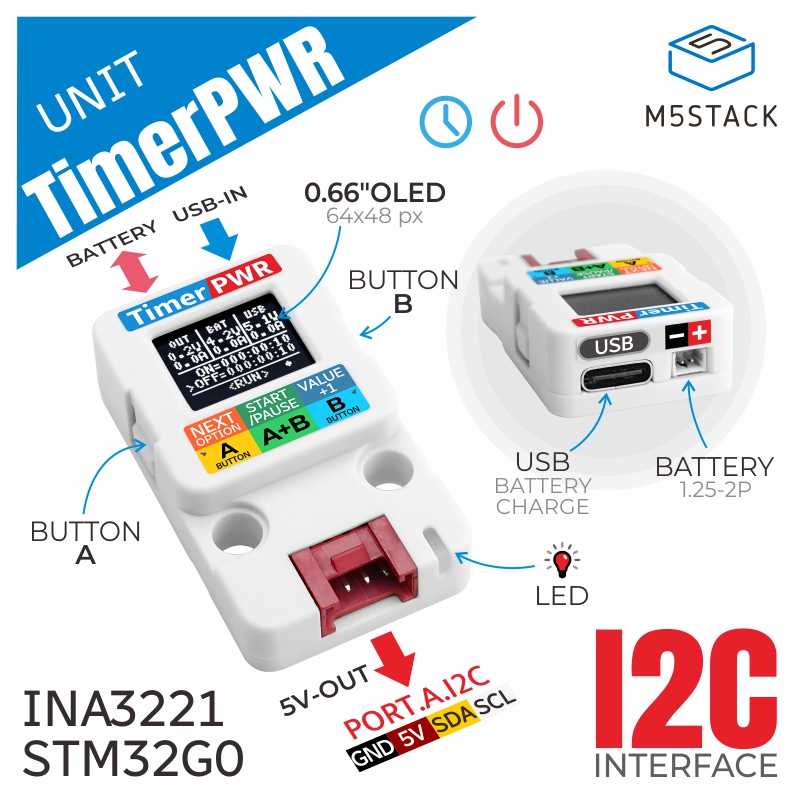 M5Stack Official Timer Power U - M5Stack Core2 ulasan dan harga