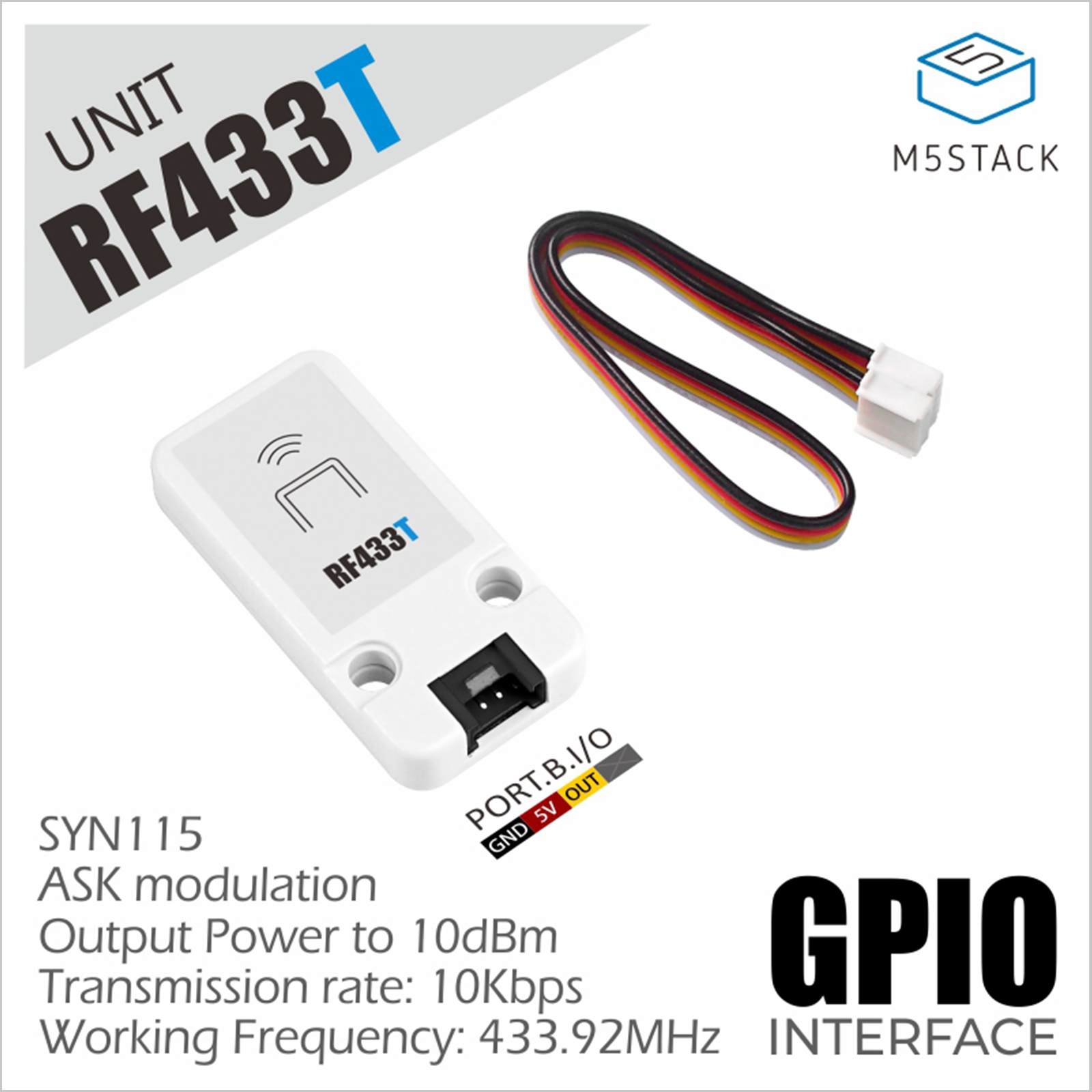 M5Stack Official RF UNIT 433MH - M5Stack ulasan dan harga