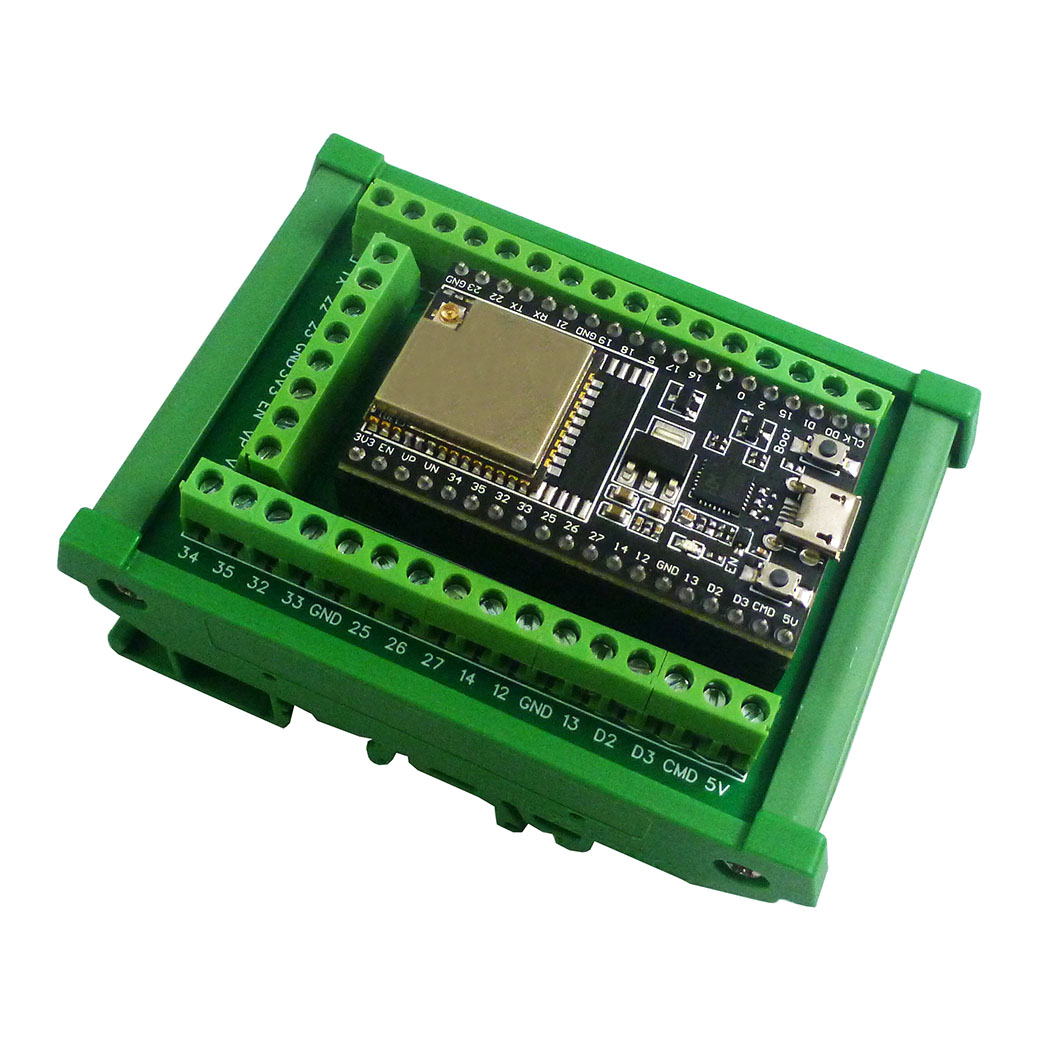 ESP32 DIN Rail Mount Screw Ter - Devkitc ulasan dan harga