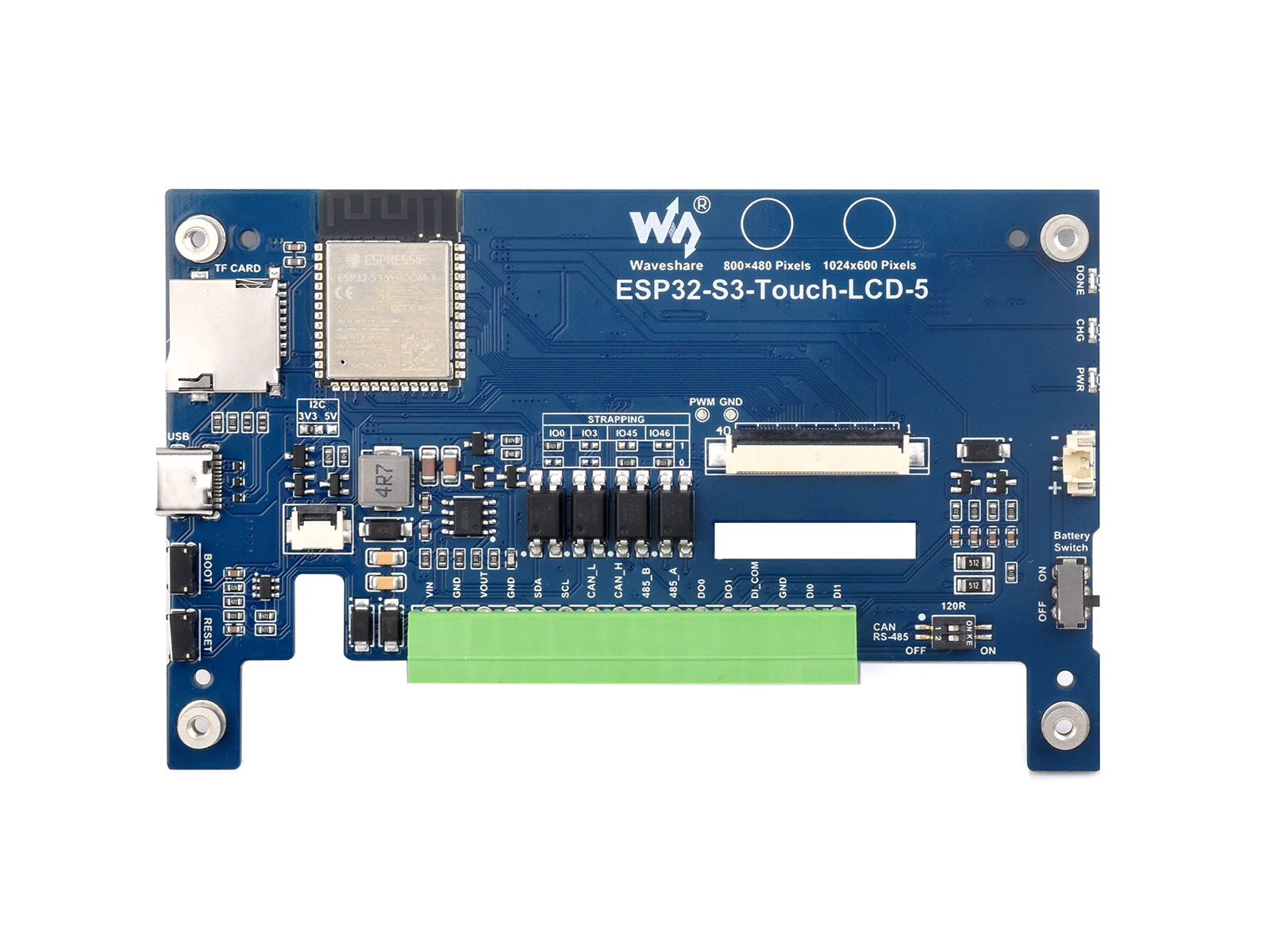 Waveshare ESP32-S3 5inch Capac - Waveshare Esp32 ulasan dan harga