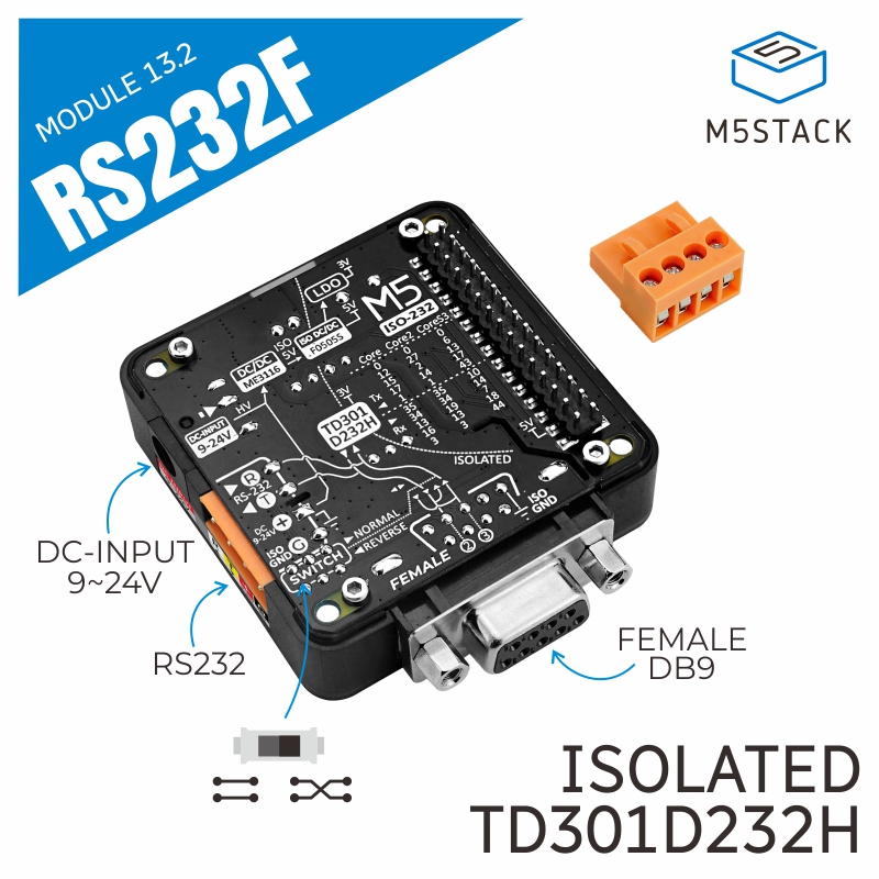 M5Stack Official RS232 Module  - M5Stack ulasan dan harga