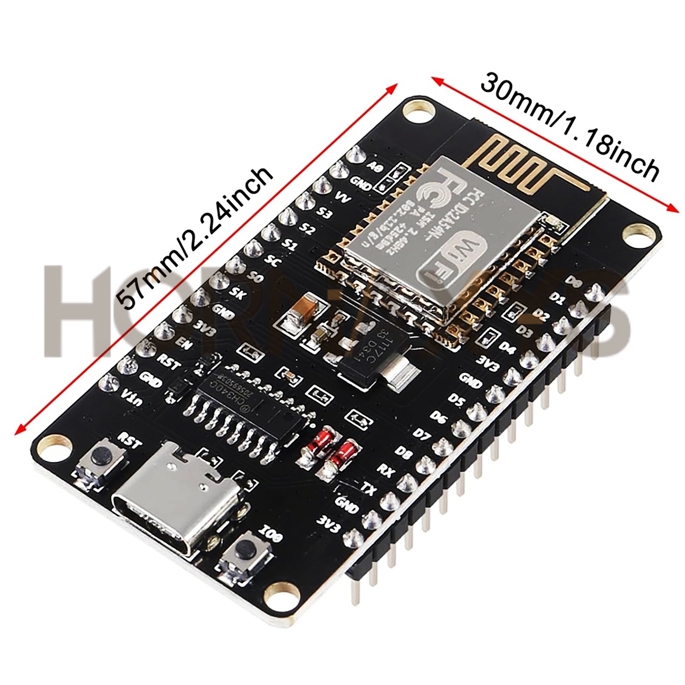1-10pcs/ESP8266 NodeMCU LUA CH - Nodemcuv2 ulasan dan harga
