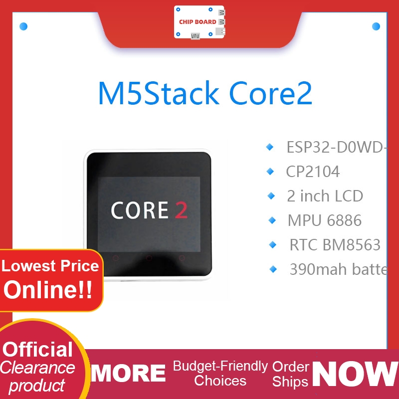 M5Stack Core2 ESP32 IoT Dev Ki - M5Stack Core2 ulasan dan harga