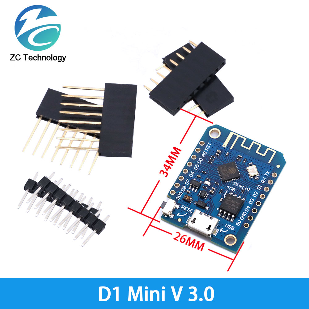 D1 Mini ESP8266 ESP-12F CH340G - Wemos D1 ulasan dan harga