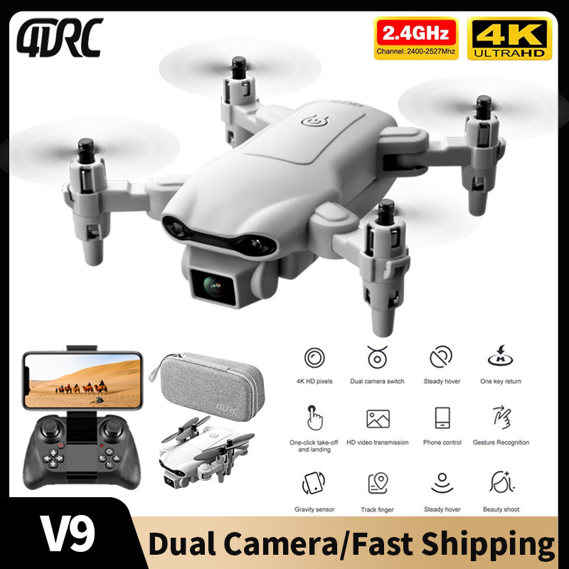 4DRC 2023 New V9 Mini Drone 4k - D1 Mini Pro ulasan dan harga