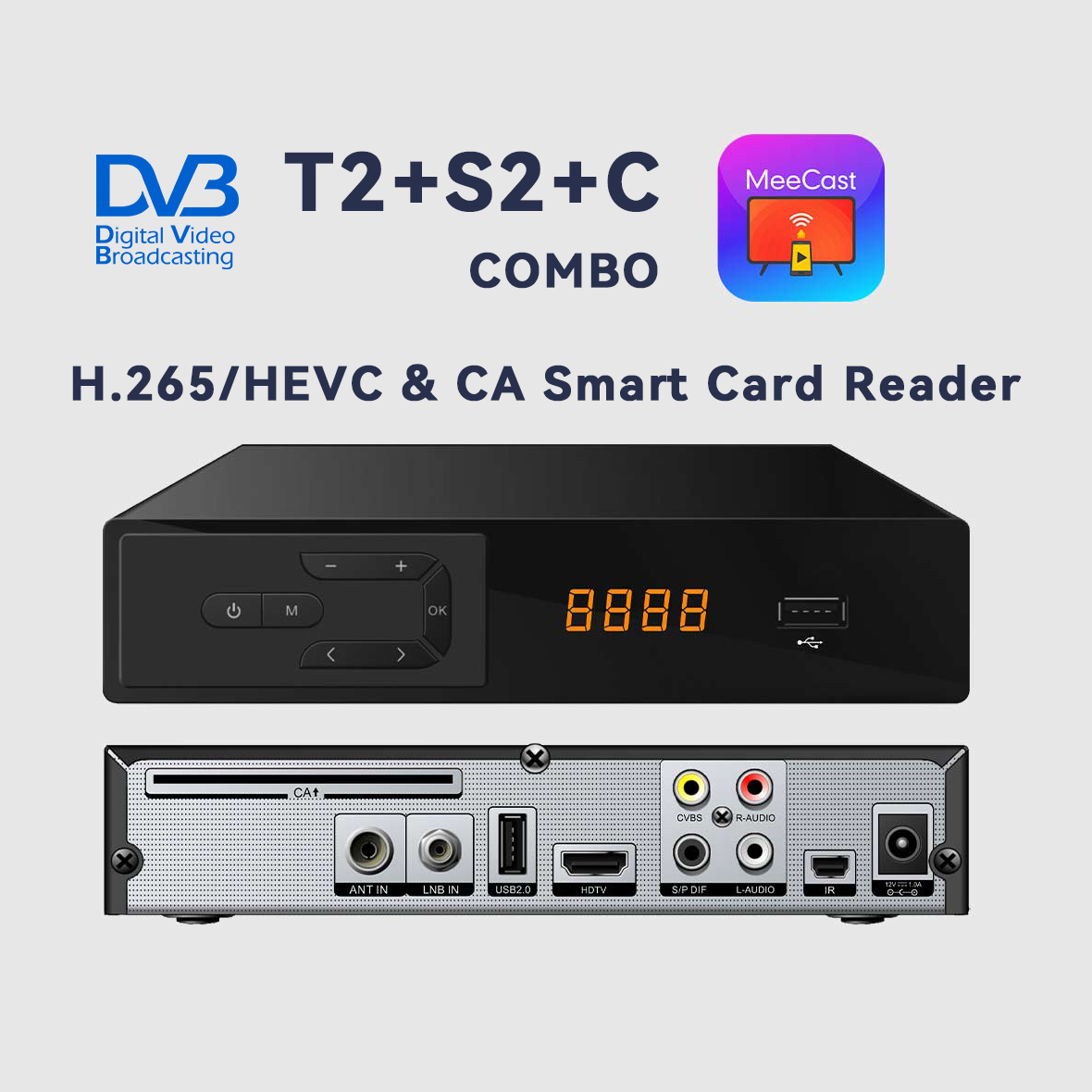 Meecast H.265 Satellite TV Rec - Devkitc ulasan dan harga