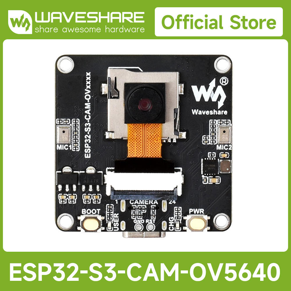 Waveshare ESP32-S3 AIoT Camera - Lolin S3 ulasan dan harga