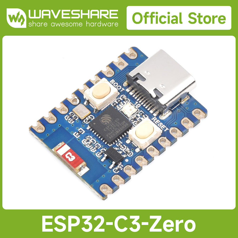 Waveshare ESP32-C3 Zero Mini D - Waveshare Esp32 ulasan dan harga