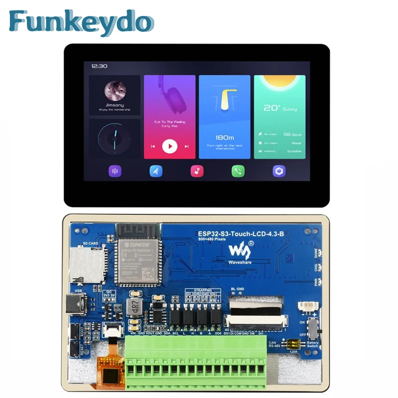 Waveshare ESP32-S3 4.3 inch IP - Lolin S3 ulasan dan harga