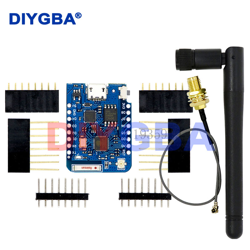 WEMOS D1 Mini Pro 4M 16M Bytes - Nodemcuv2 ulasan dan harga