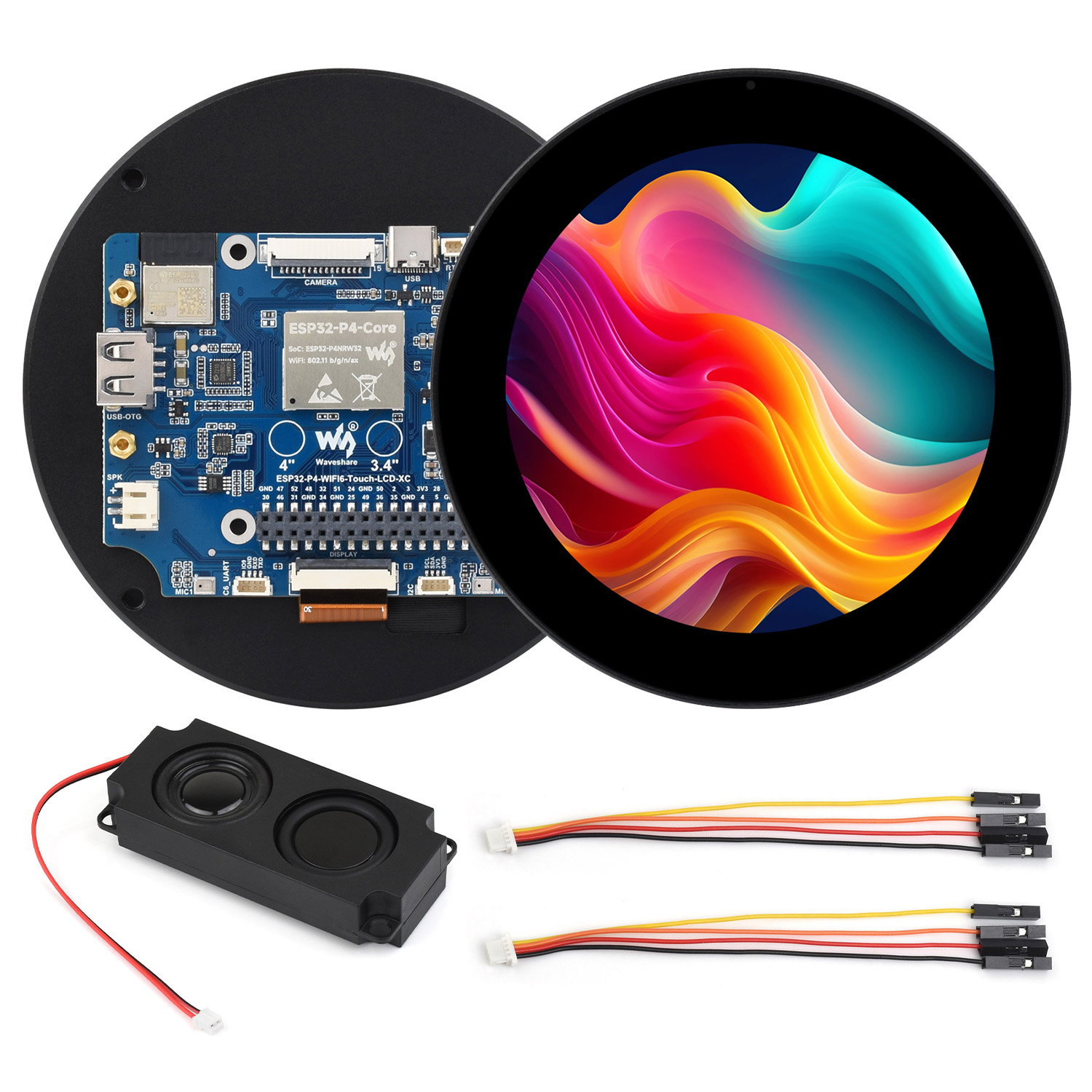ESP32-P4 3.4/4 Inch Round Touc - Doit Esp32 ulasan dan harga