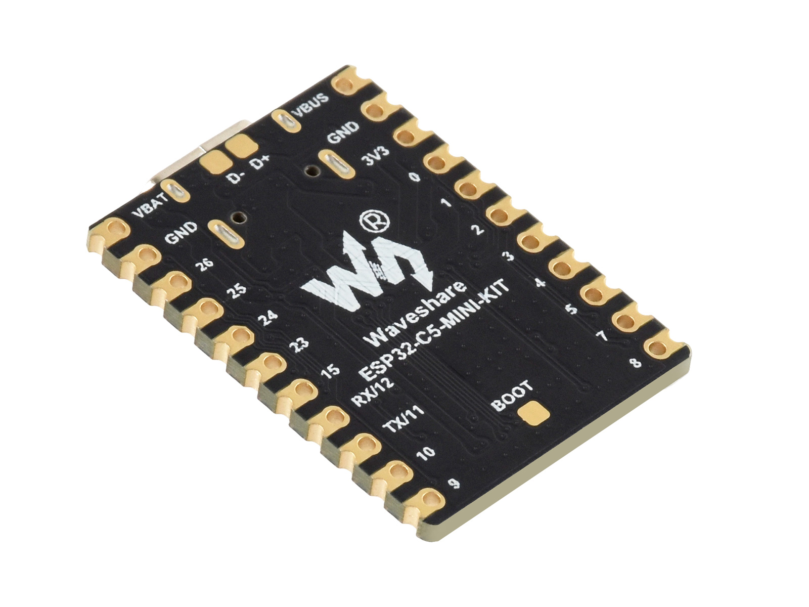 Waveshare ESP32-C5 Mini Dual-b - Waveshare Esp32 ulasan dan harga