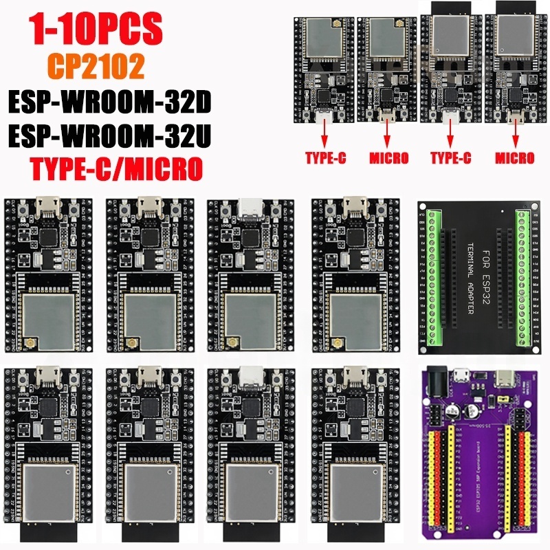 1-10PCS ESP32-DevKitC core boa - Nodemcu 32S ulasan dan harga