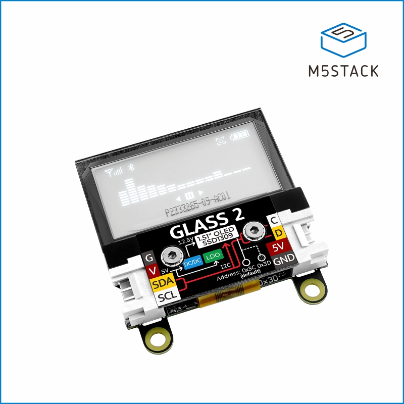 M5Stack Official Glass2 Unit w - M5Stack Core2 ulasan dan harga