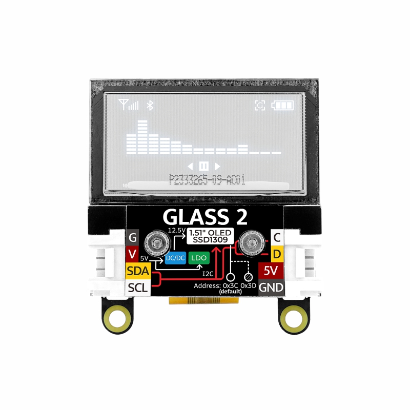 M5Stack Official Glass2 Unit w - M5Stack Core2 ulasan dan harga