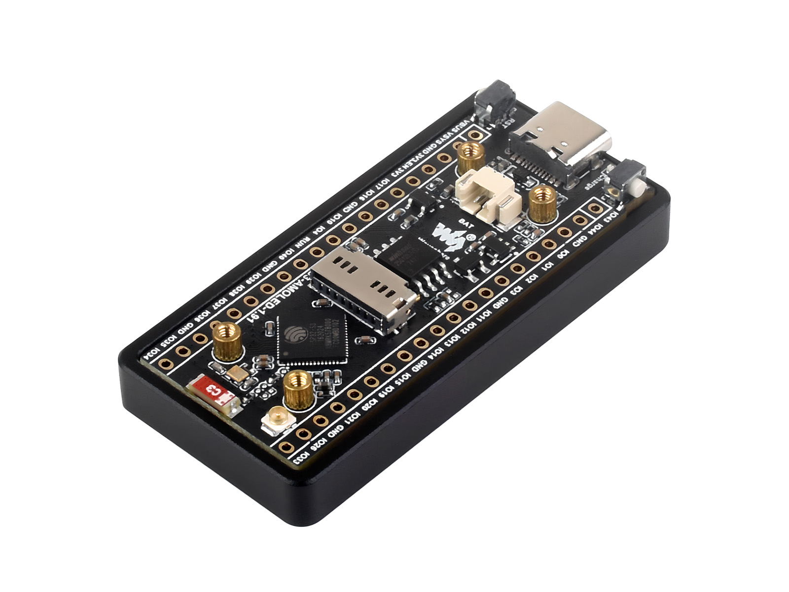 ESP32-S3 1.91inch AMOLED Displ - Lolin S3 ulasan dan harga