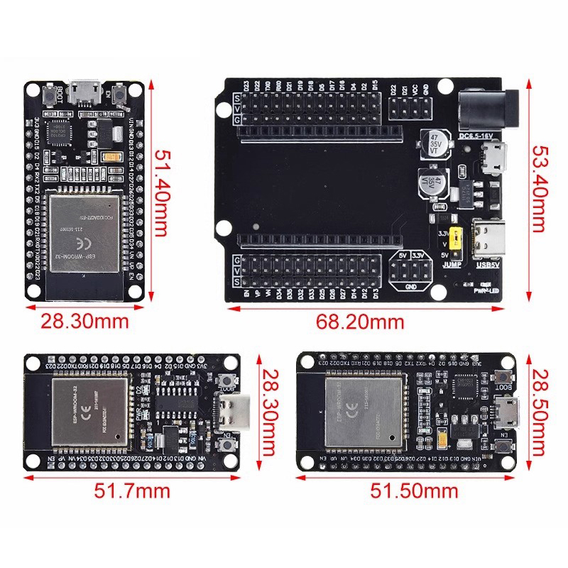 ESP32 Development Board CP2102 - Nodemcu 32S ulasan dan harga