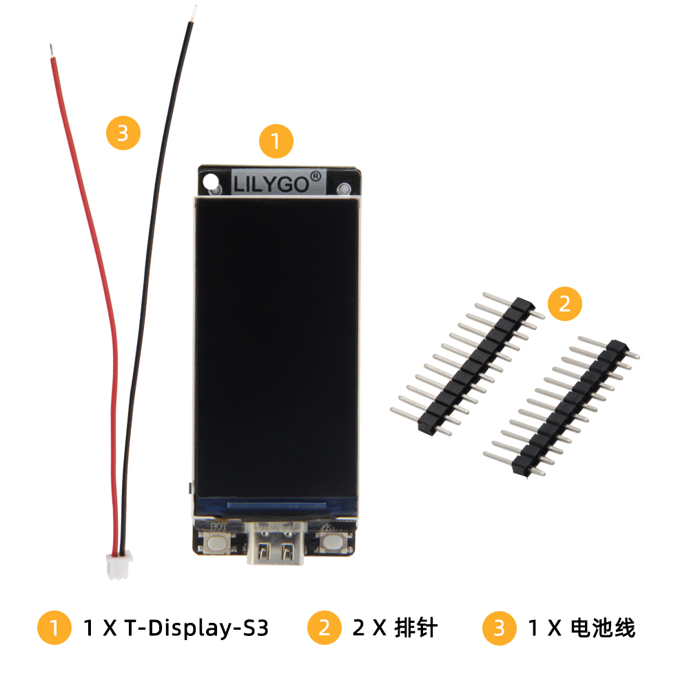 LILYGO T-Display-S3 1.9-Inch L - Lolin S3 ulasan dan harga